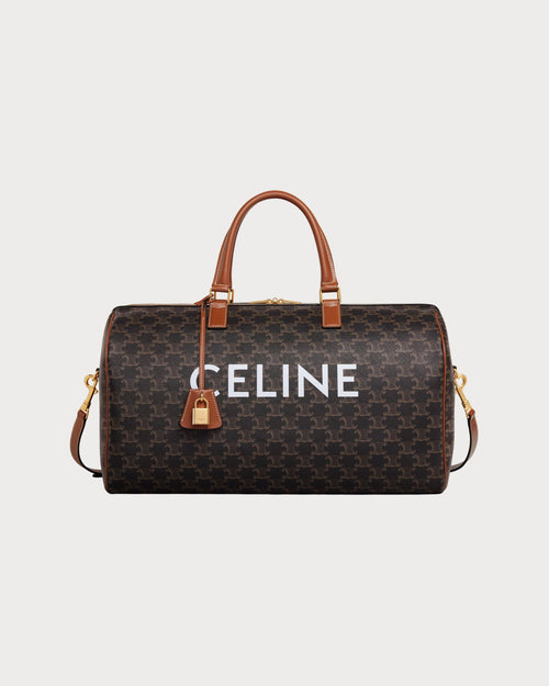 CELINE Medium Travel Bag Triomphe Canvas | 賽琳 旅行袋 (中碼/啡色)