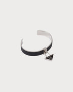 PRADA 1IB375 Metal and Saffiano Leather Bracelet | Prada Bracelet (Multicolor)