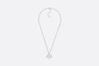 CHRISTIAN DIOR Men's Dior Charm Pendant Necklace | Dior Men's Necklace (Silver)