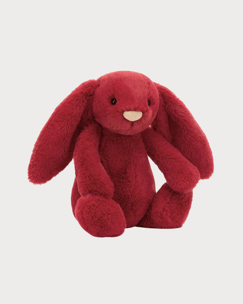 JELLYCAT Bashful Luxe Bunny Scarlett 31CM(Rouge)
