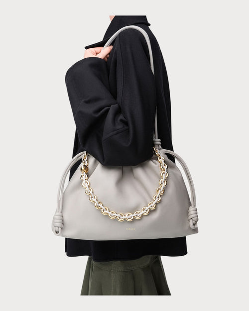 LOEWE Large Flamenco Purse in mellow nappa lambskin | Loewe Handbag (Large/Multicolor)