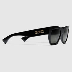 GUCCI Rectangular Frame Sunglasses Acetate(2 Colors)