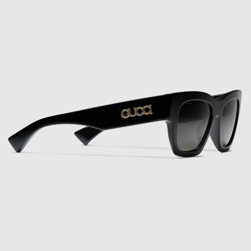 GUCCI Rectangular Frame Sunglasses Acetate(2 Colors)