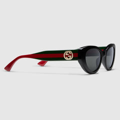GUCCI Cat-Eye Frame Sunglasses Acetate(2 Colors)