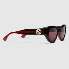 GUCCI Cat-Eye Frame Sunglasses Acetate(2 Colors)