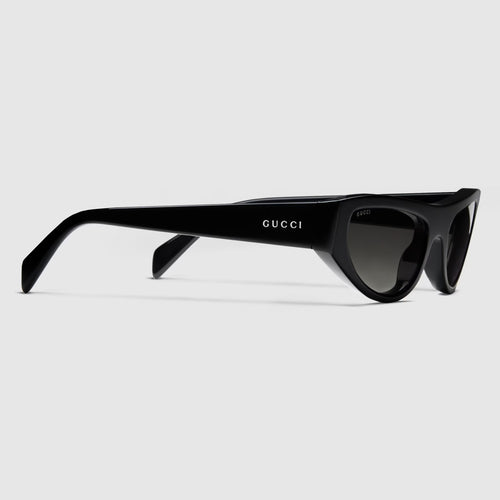 GUCCI Cat-Eye Frame Sunglasses Acetate(Noir)