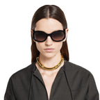 GUCCI Round Frame Sunglasses Acetate(Many)