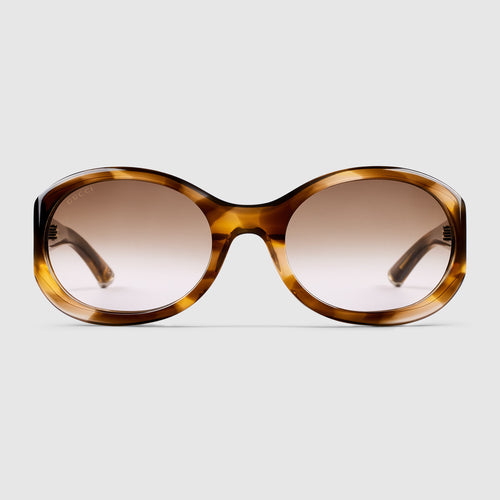 GUCCI Round Frame Sunglasses Acetate(Many)