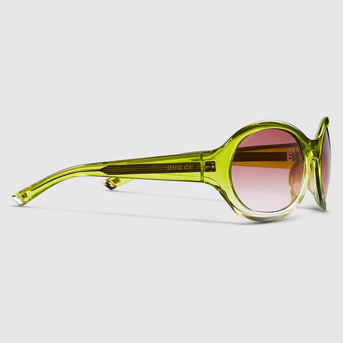 GUCCI Round Frame Sunglasses Acetate(Many)
