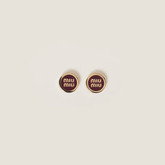 MIU MIU Enameled Metal Earrings | MIU MIU Enameled Metal Earrings (Multicolor)