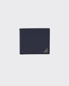 PRADA Men's Saffiano Leather Wallet | 普拉達 男仕銀包 (Blue)