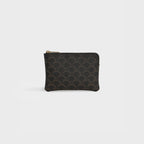 CELINE Coin Purse In Triomphe Canvas | 賽琳 銀包 (啡色)