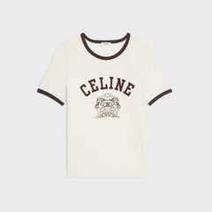 CELINE Blason 70's T-Shirt Cotton Jersey(2 Colors)