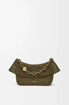 LOEWE Medium Ola Raffia Bag | LOEWE Straw Bag (Multicolor)