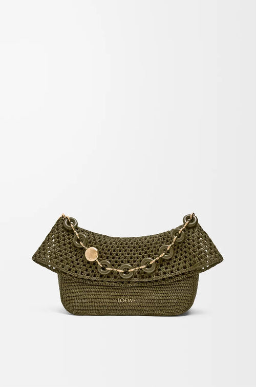 LOEWE Medium Ola Raffia Bag | LOEWE Straw Bag (Multicolor)