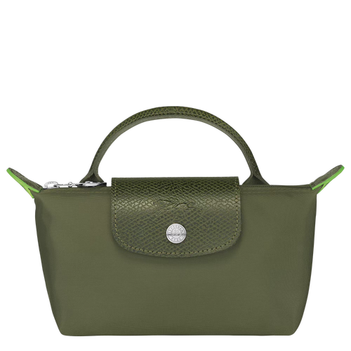 LONGCHAMP Le Pliage Green Pouch with Handle | Longchamp Mini Handbag (Multicolor)