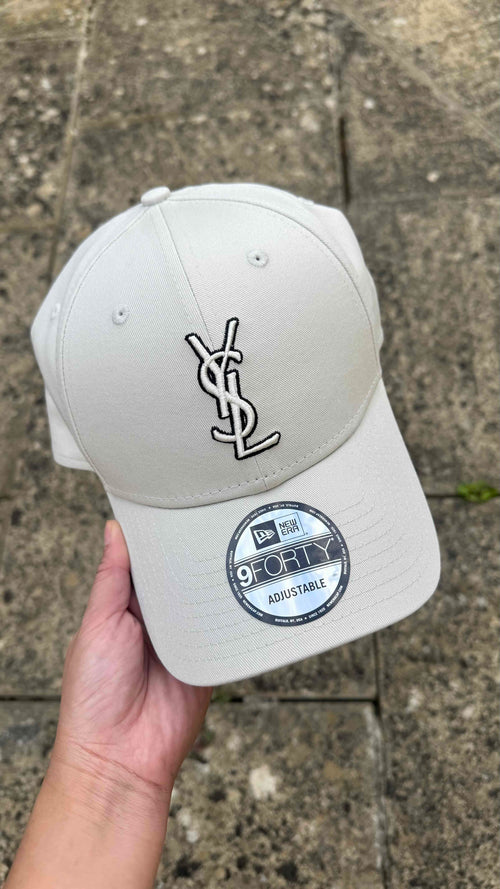 YSL SAINT LAURENT New Era Cassandre Cap In Canvas(2 Colors)