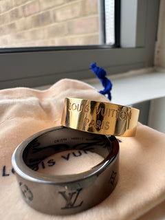 LOUIS VUITTON M00513 LV Instinct Set of 2 Rings | 路易威登 男仕戒指兩隻 (金灰色)