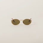 MIU MIU Logo sunglasses (Olive Green lenses)