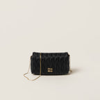 MIU MIU Matelasse Nappa Leather Mini-Bag | 繆繆 手袋 (黑色)