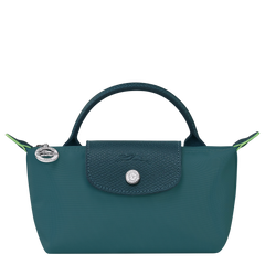 LONGCHAMP Le Pliage Green Pouch with Handle | Longchamp Mini Handbag (Multicolor)