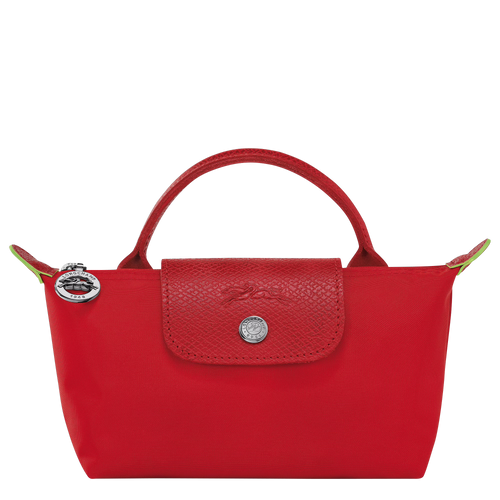 LONGCHAMP Le Pliage Green Pouch with Handle | Longchamp Mini Handbag (Multicolor)