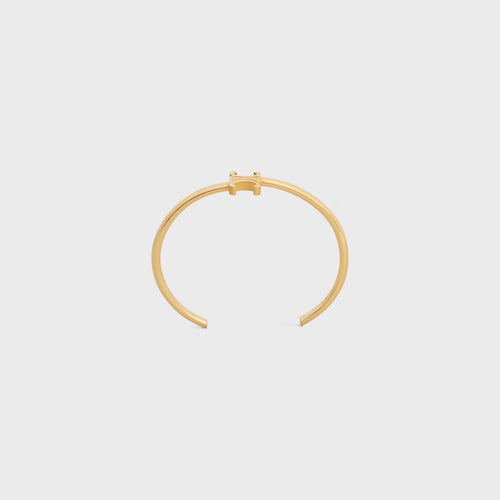CELINE Triomphe Asymmetric Cuff in Brass | 賽琳 手鐲 (多色)