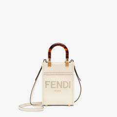 FENDI Mini Sunshine Shopper | 芬迪 手袋 (迷你/White)