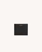 YSL SAINT LAURENT Men's Saint Laurent Paris East/West Wallet In Smooth Leather | 聖羅蘭 男仕銀包 (黑色)