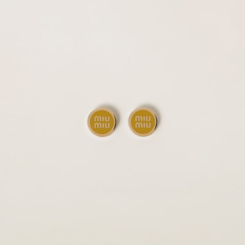 MIU MIU Enameled Metal Earrings | MIU MIU Enameled Metal Earrings (Multicolor)