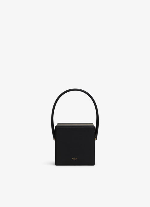 ALAIA Cube Minaudiere In Lambskin | 迷你袋 (黑色) - LondonKelly 英國名牌代購