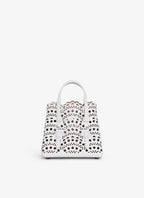 ALAIA Mina 16 bag in vienne wave calfskin | 手提袋 (白色) - LondonKelly 英國名牌代購