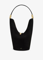 ALAIA Shape Medium Bag In Suede Goatskin And Calfskin | 腋下袋 (黑色) - LondonKelly 英國名牌代購