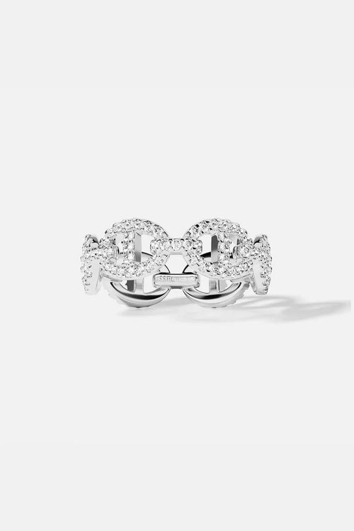 APM MONACO A20831OX Maille Marine Ring | 海軍鏈戒指 (銀色) - LondonKelly 英國名牌代購