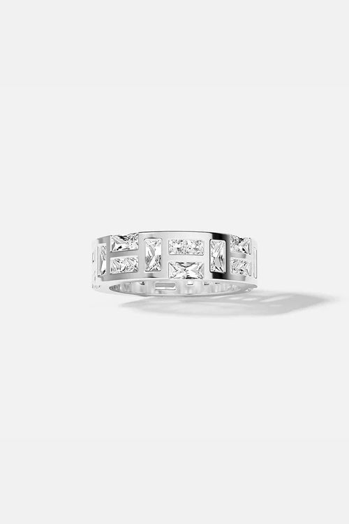 APM MONACO A23798OX Ice Ring | 冰晶戒指 (銀色) - LondonKelly 英國名牌代購