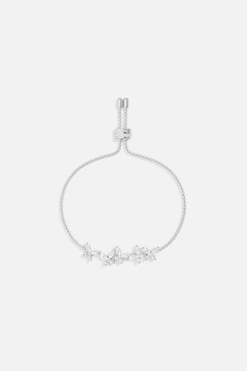 APM MONACO AB4536OX Butterflies Adjustable Bracelet | 多蝴蝶可調手鍊 (銀色) - LondonKelly 英國名牌代購