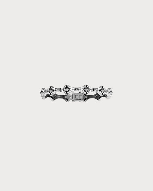 APM MONACO AB5733XBR Cross Bracelet | 十字手鏈 (深灰色) - LondonKelly 英國名牌代購