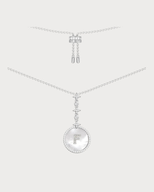 APM MONACO AC5794XNAA Alphabet Eternelle Adjustable Necklace | 可調式頸鏈 (銀色) - LondonKelly 英國名牌代購