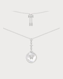 APM MONACO AC5794XNAA Alphabet Eternelle Adjustable Necklace | 可調式頸鏈 (銀色) - LondonKelly 英國名牌代購