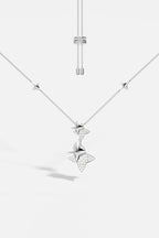 APM MONACO AC7666OX Double Meteorites Silver Adjustable Necklace | 雙重可調式頸鏈 (多色) - LondonKelly 英國名牌代購