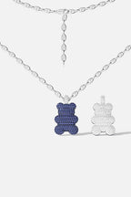 APM MONACO AC8268XKB XL Baba Yummy Bear Adjustable Necklace | 可調式項鍊 (銀色) - LondonKelly 英國名牌代購