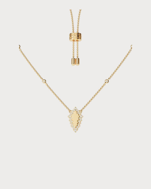 APM MONACO YC7872OX Eclat Adjustable Necklace | 可調式頸鏈 (金色) - LondonKelly 英國名牌代購