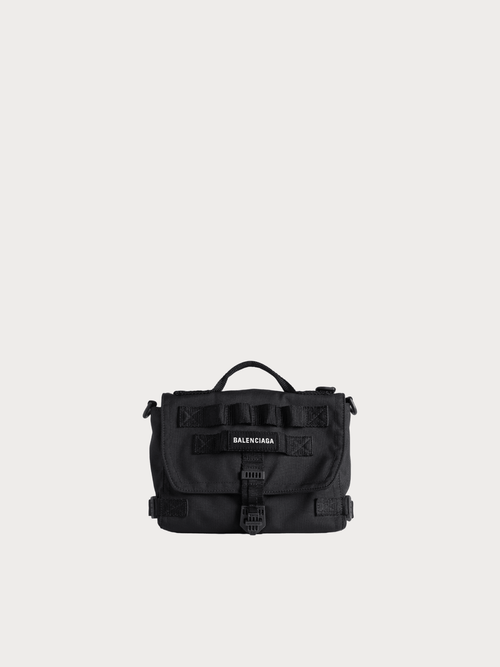 BALENCAIGA (M) Army Messenger Bag Recycled Nylon(Small/Black) - LONDONKELLY 英國名牌代購