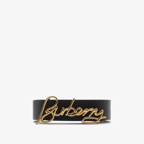 BURBERRY Reversible Leather Signature Belt Black/soap | 博柏利 雙面皮帶 (黑色) - LondonKelly 英國名牌代購