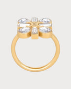 CELINE Daisy Ring Strass & Brass with Gold Finish(2 Colors) - LONDONKELLY 英國名牌代購
