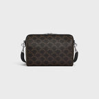 CELINE Men's Mini Boston In Triomphe Canvas | 賽琳 男仕手袋 (黑色) - LondonKelly 英國名牌代購