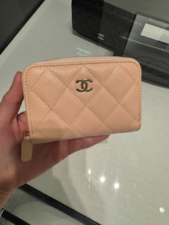 CHANEL Classic AP0216 Zipped Around Coin Purse Grained Calfskin(4 Colors) - LONDONKELLY 英國名牌代購