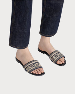 CHRISTIAN DIOR Classic Dway Slide Leather(2 Colors) - LONDONKELLY 英國名牌代購