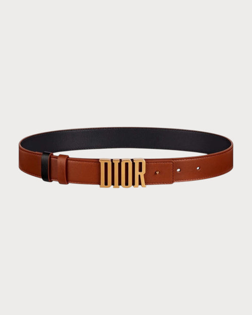CHRISTIAN DIOR D-Fence Reversible Belt | 迪奧 雙面皮帶 (30mm/啡黑色) - LondonKelly 英國名牌代購