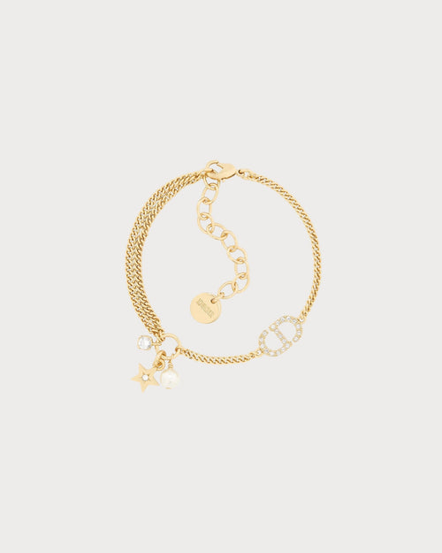CHRISTIAN DIOR Petit CD Multi Bracelet|迪奧 幸運星手鏈 (金色) - LONDONKELLY 英國名牌代購